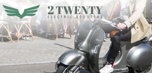 2Twenty Scooter électrique 50cc rétro - Sans permis Batterie amovible